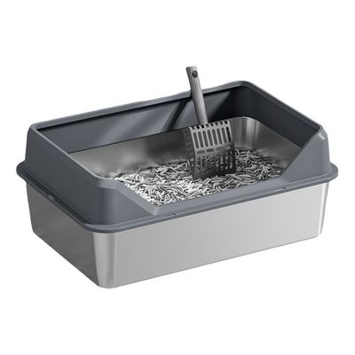 Коробка для кошачьего мусора из нержавеющей стали и пластика Maine Количество погрузки 20 GP 70 комплектов