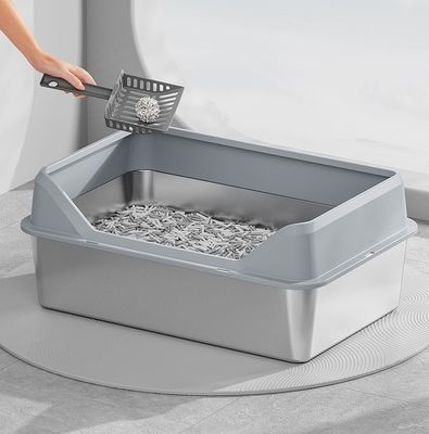 Коробка для кошачьего мусора из нержавеющей стали и пластика Maine Количество погрузки 20 GP 70 комплектов