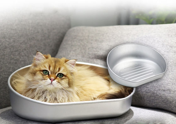 Ручная стиральная охлаждающая кошачая постельная коврик для летнего алюминиевого материала и устойчивый к укусам