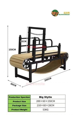 175cm*52cm*130cm/200cm*58cm*150cm Беговая дорожка для собак Прочное дерево Идеально подходит для тренировок в помещении